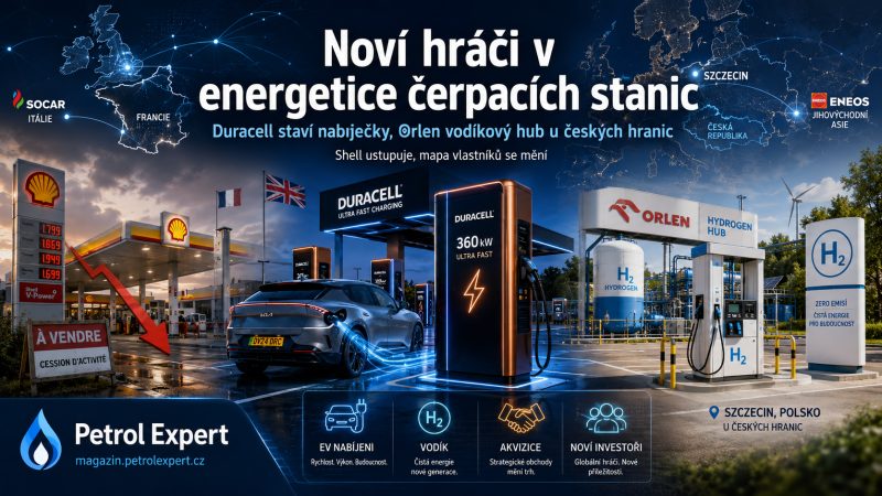 nová hráči v energetice čerpacích stanic